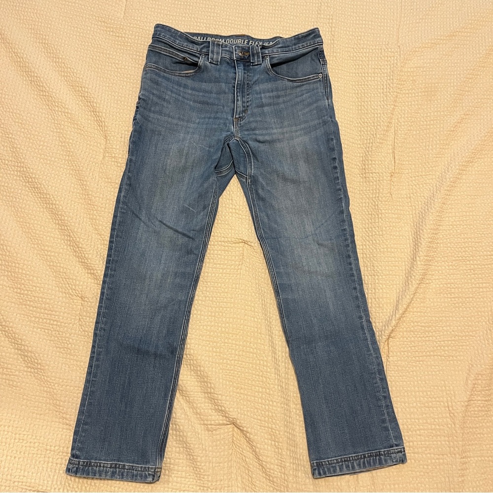 Duluth Trading Ballroom DoubleFlex Jeans - Slim Fit 32x30 Medium Wash
